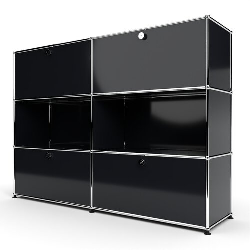 Highboard 3x2 mit 4 Klapptren oben und unten