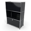 Highboard 3x1 mit 2 Klapptüren oben und unten