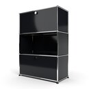 Highboard 3x1 mit 2 Klapptüren oben und unten