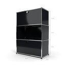 Highboard 3x1 mit 2 Klapptüren oben und unten